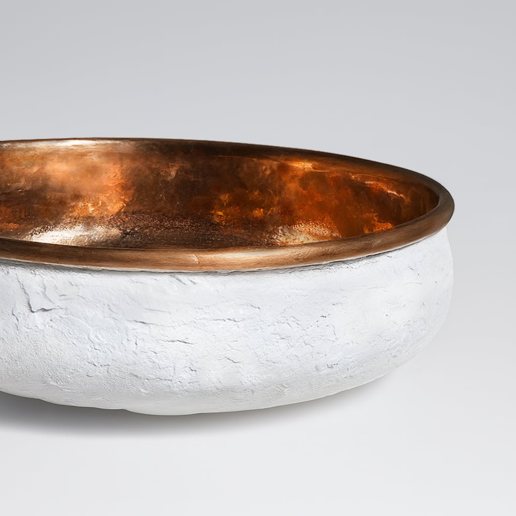 Hammered Round Copper Basin