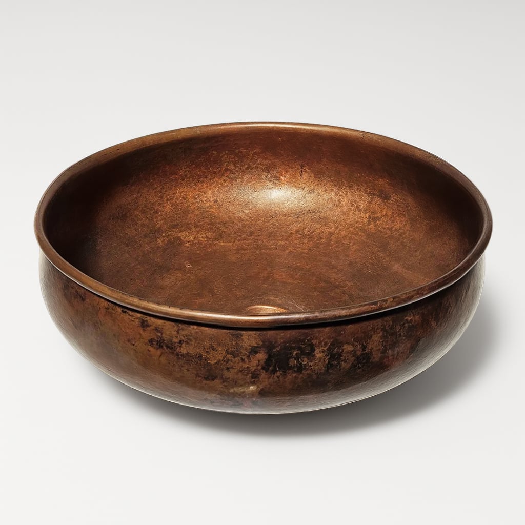 Round Copper Sink Bowl