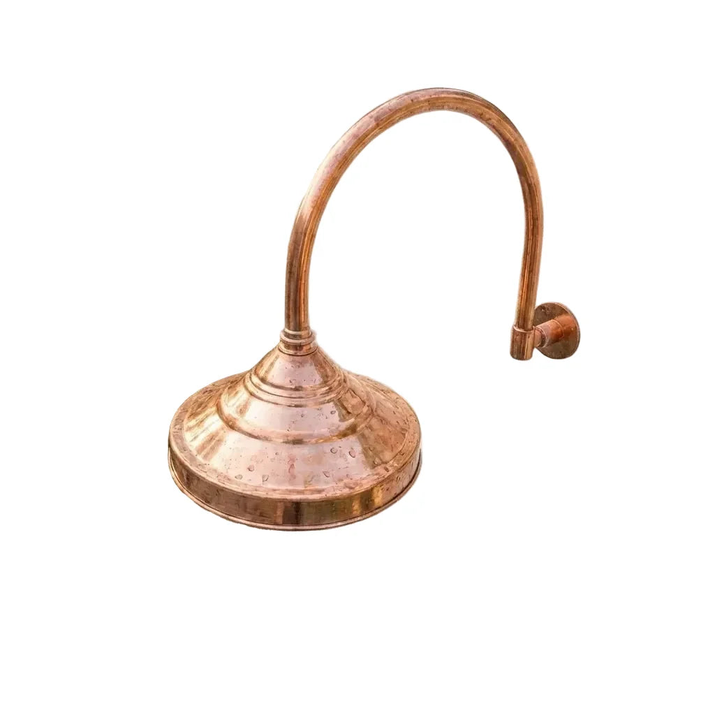 Round Shower Head In Pure Copper, Outdoor and Indoor showerhead