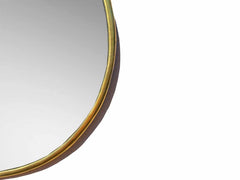 Varaudu Gold Brass Circle Mirror Unlacquered Brass Mirror 369099656 - Antique Brass Bathroom Mirror, Vanity Wall Decor