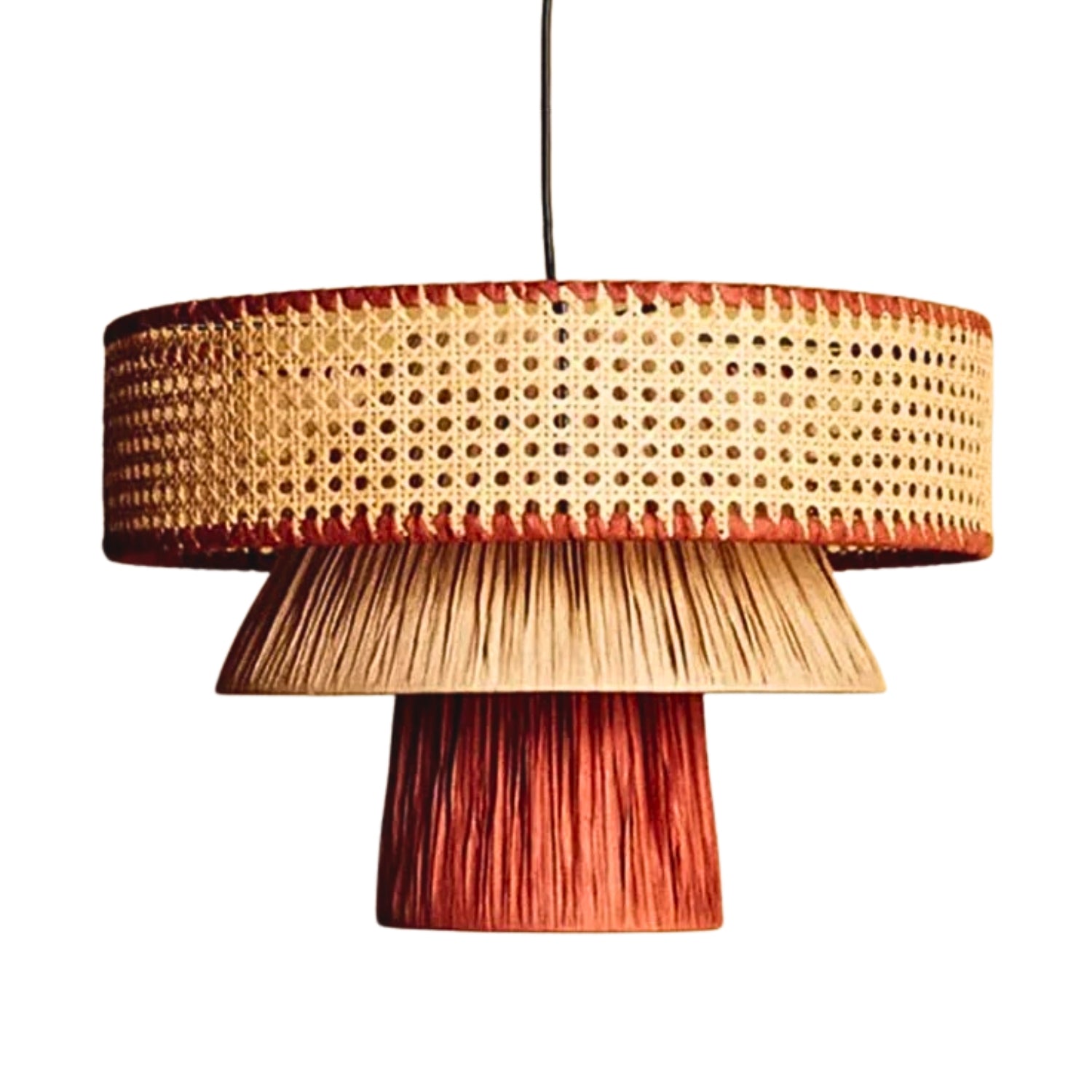 Rylie Rattan Pendant Light
