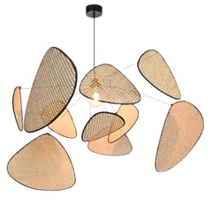 Screen Cannage Giant Rattan Pendant Light Extra Large Shade