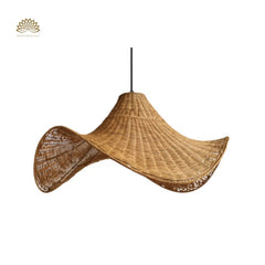Selma Rattan Hat Pendant Light