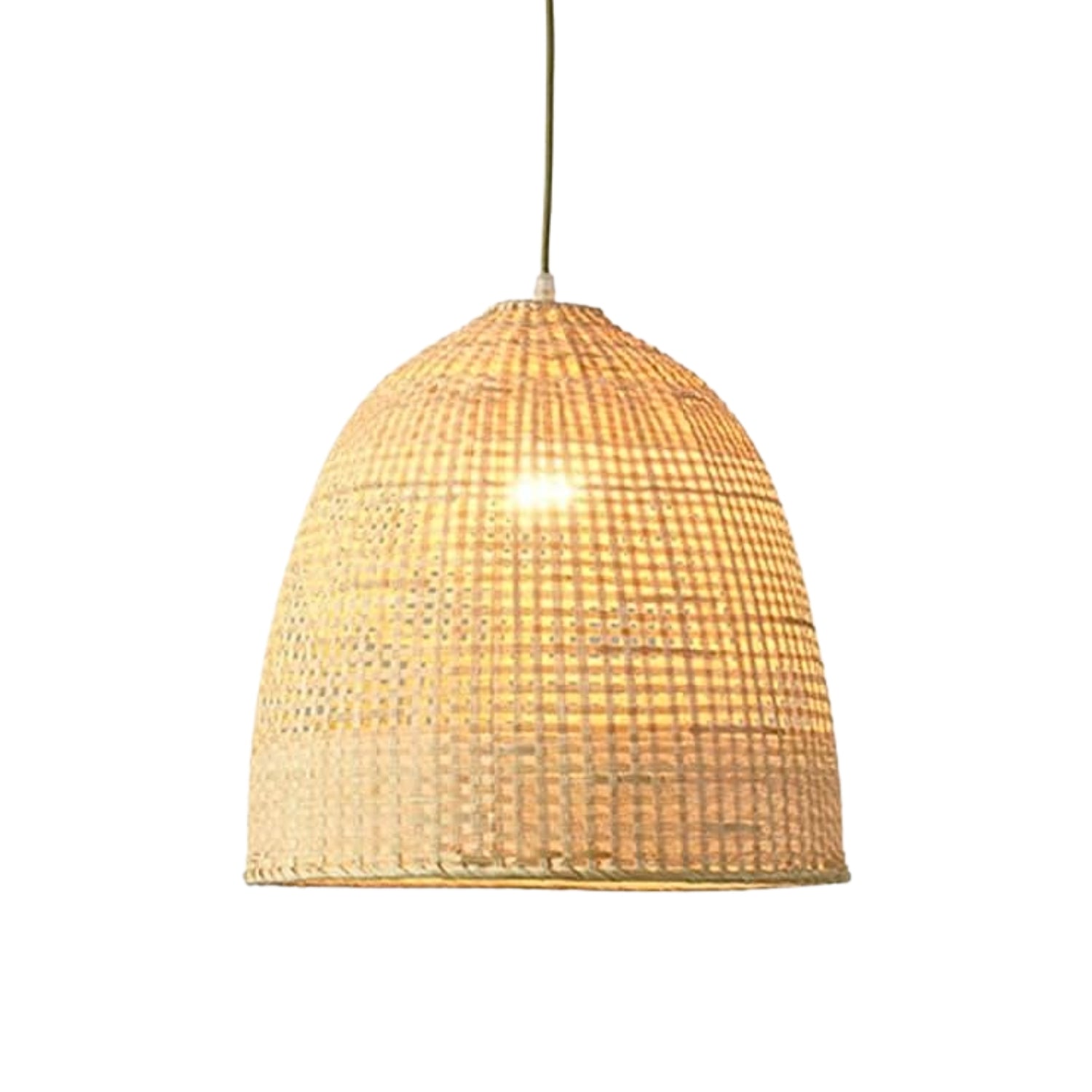 Kirsal Rattan Basket Pendant Light Shade - Cluster Hanging