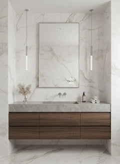 Varaudu Rectangular Brass Mirror Gold Wall Mirror 369099678 - Antique Brass Bathroom Mirror, Vanity Wall Decor