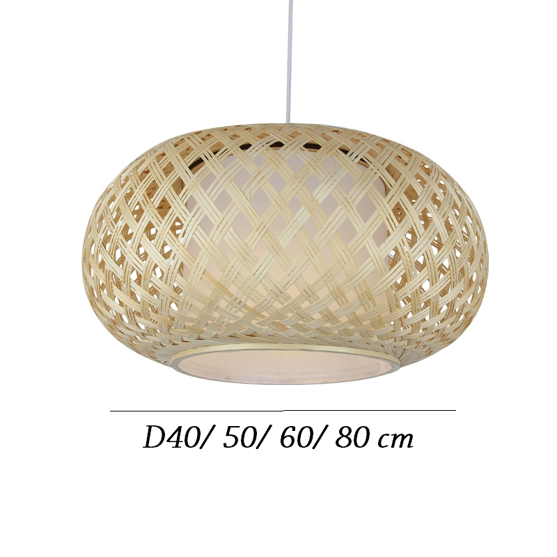 Joyce Woven Bamboo Pendant Light