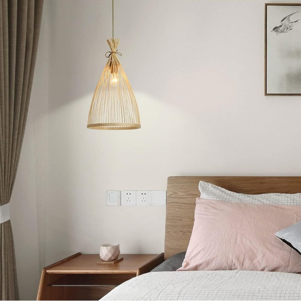 Rasri Small Cone Bamboo Pendant Light Shade