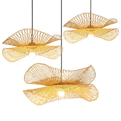 Soku Wabi Sabi Bamboo Pendant Light