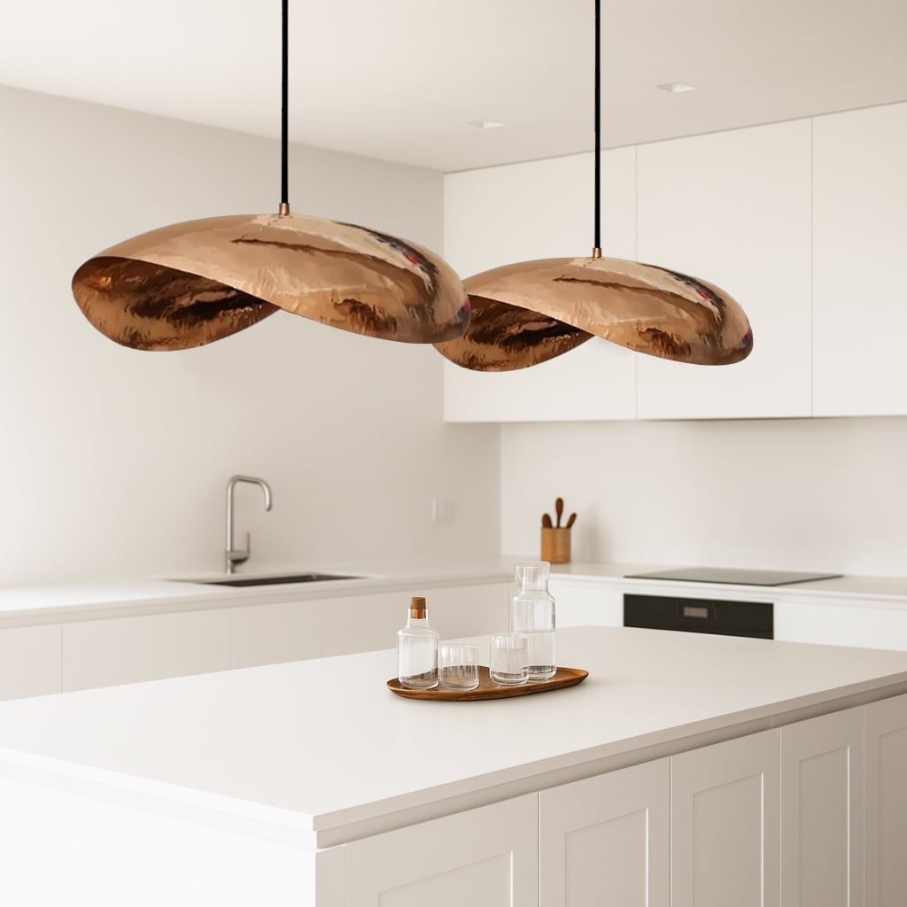 Aydin Twisted Copper Pendant Light
