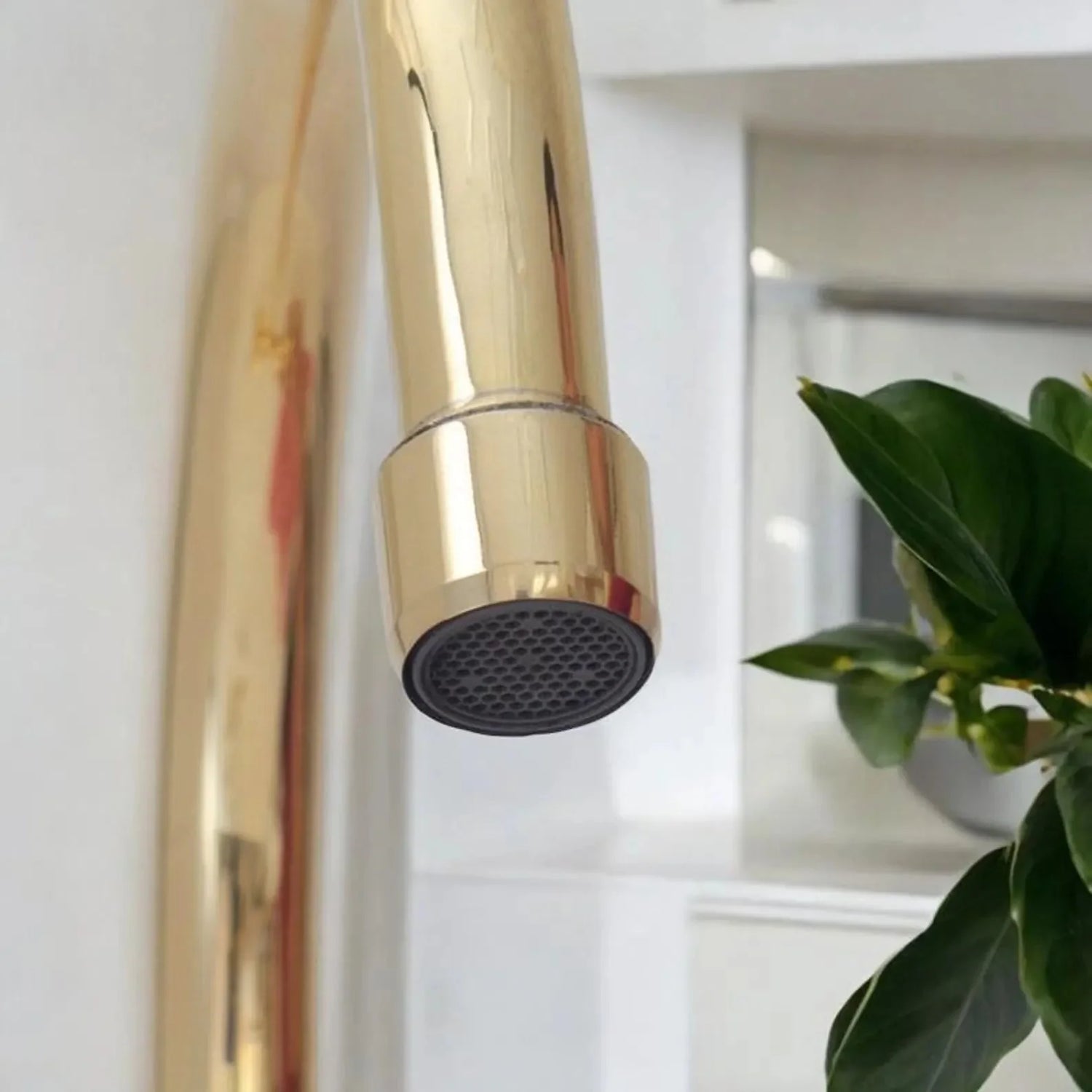 Unlacquered Brass Bridge Kitchen Faucet - Victorian Two-Handle Tap