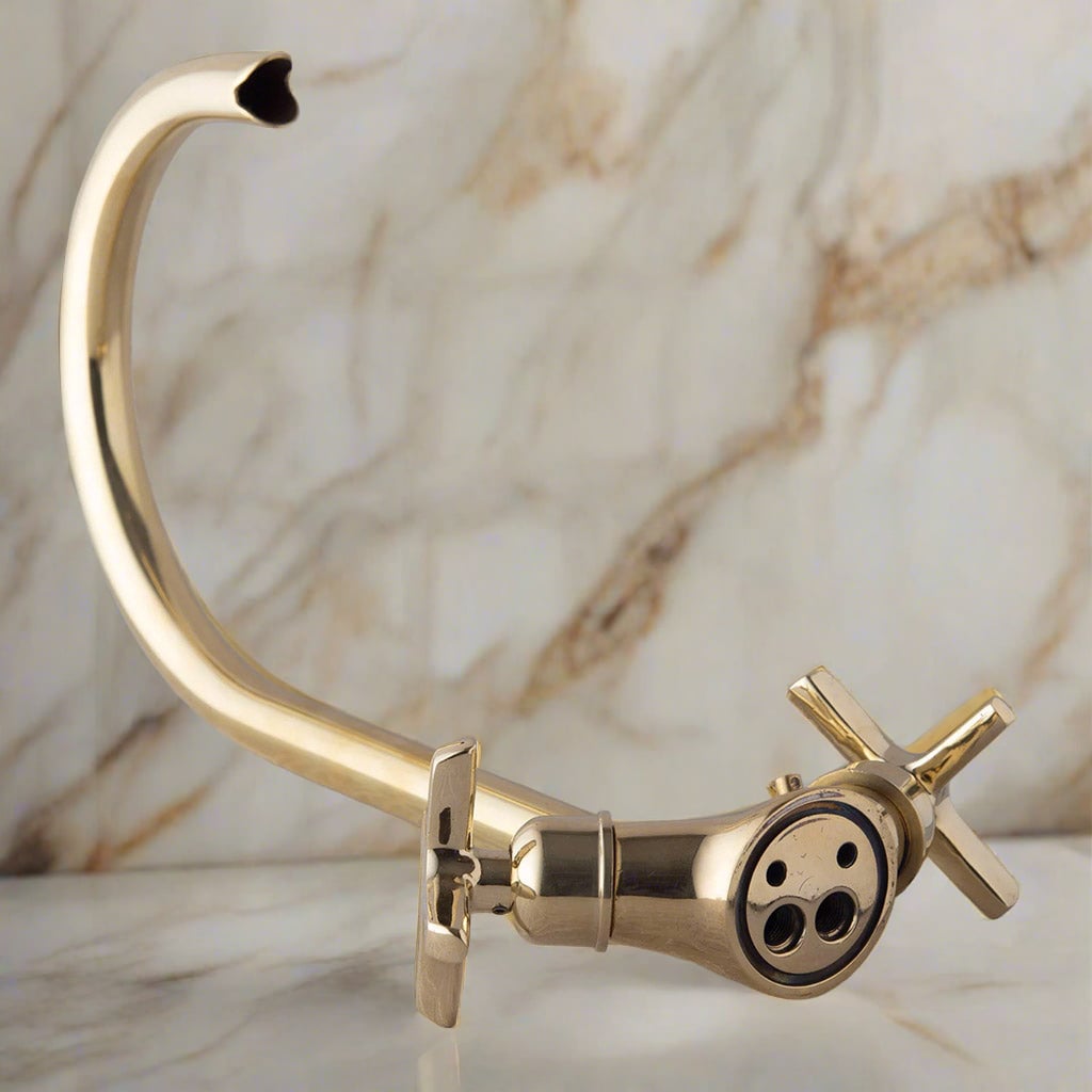 Moroccan Brass Bathroom Faucet