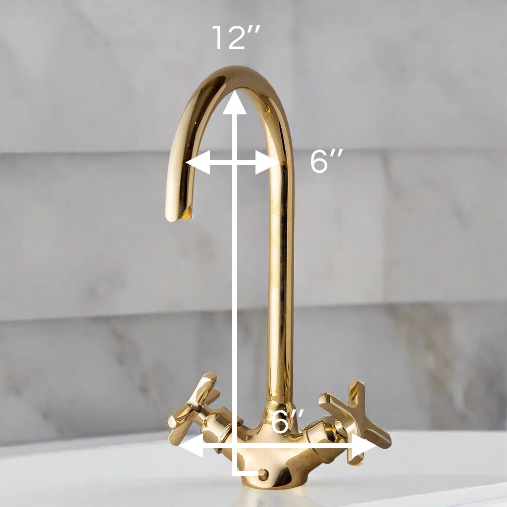 Moroccan Brass Bathroom Faucet