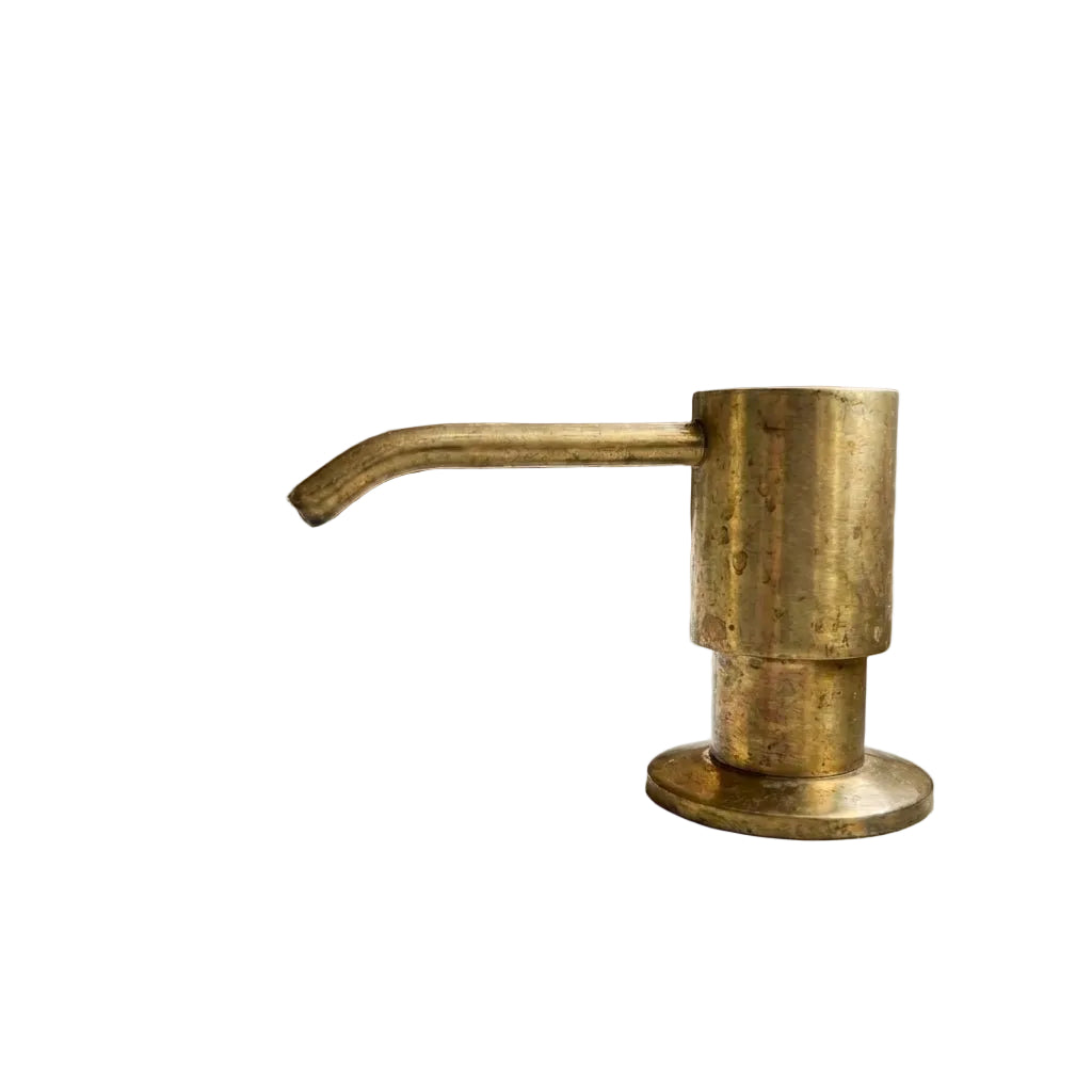 Unlacquered Brass Kitchen Sink Soap Dispenser for Elegant Homes