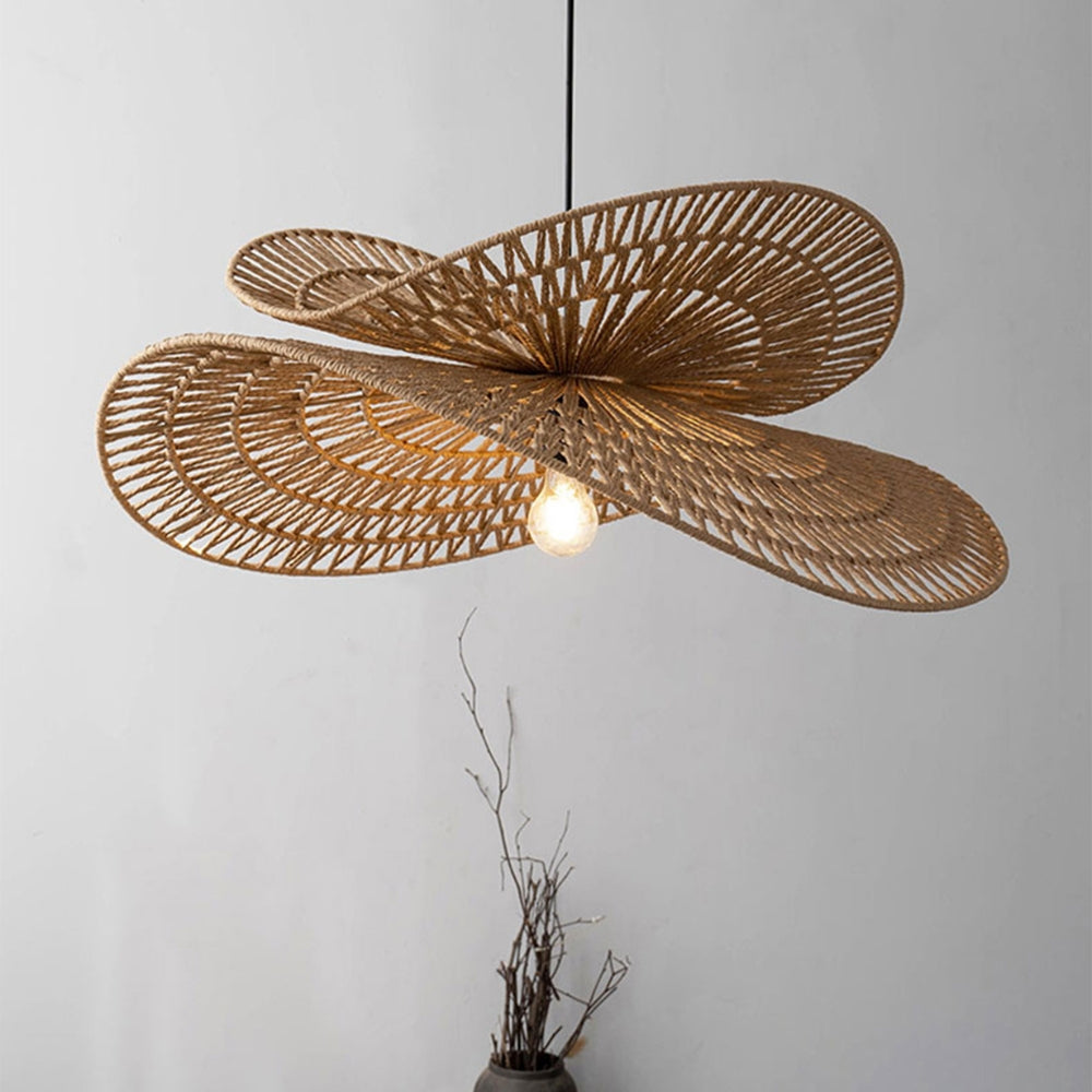 Valar wabi sabi wicker pendant light