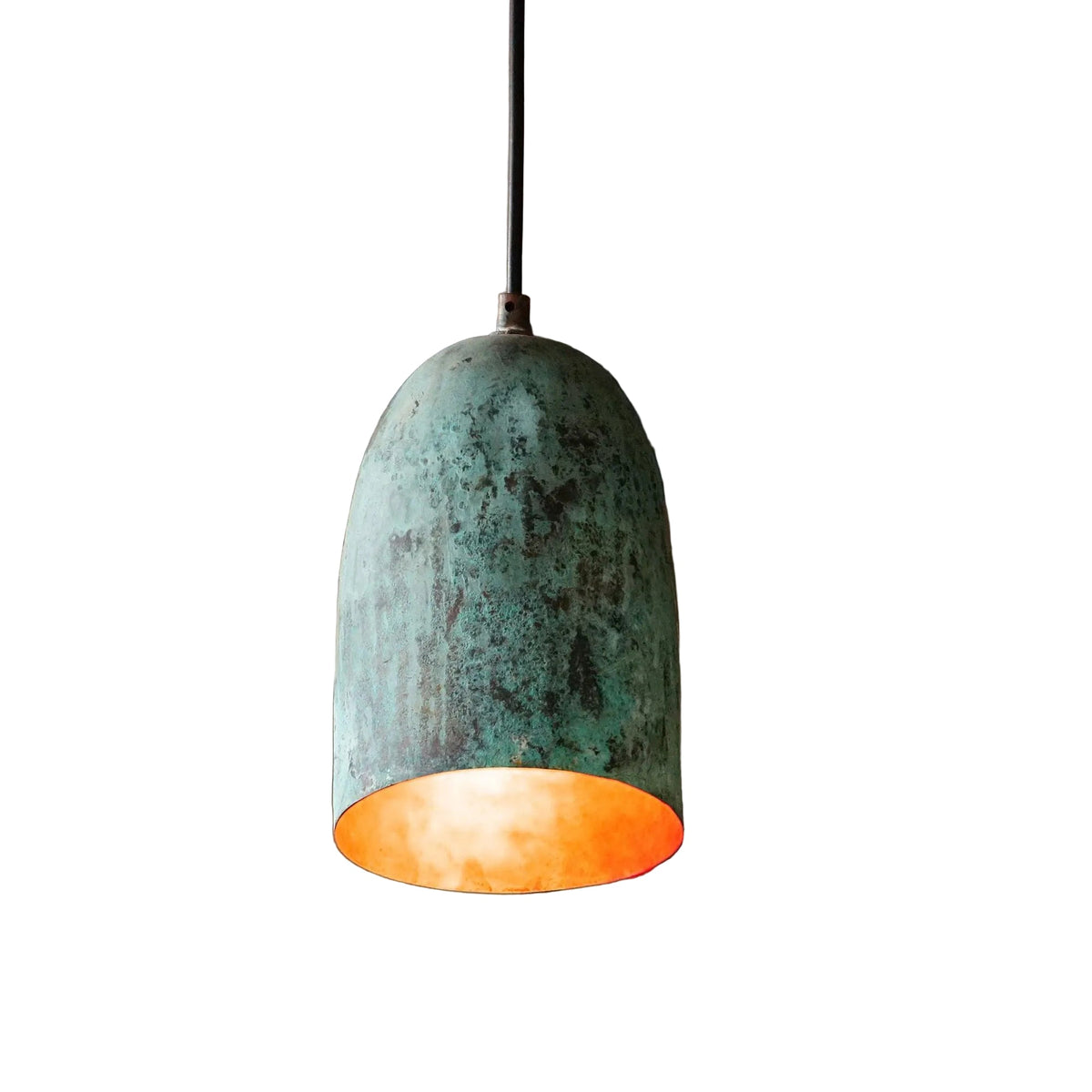 Verdigris Patina Copper Farmhouse Kitchen Island Pendant Light