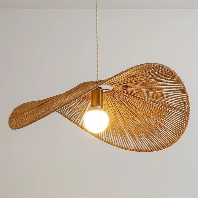 Wabi Sabi Hemp Rope Pendant Light
