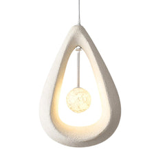Wabi Sabi Modern Teardrop Pendant Light