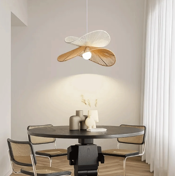 Kiriana Wabi Sabi Hemp Rope Pendant Light