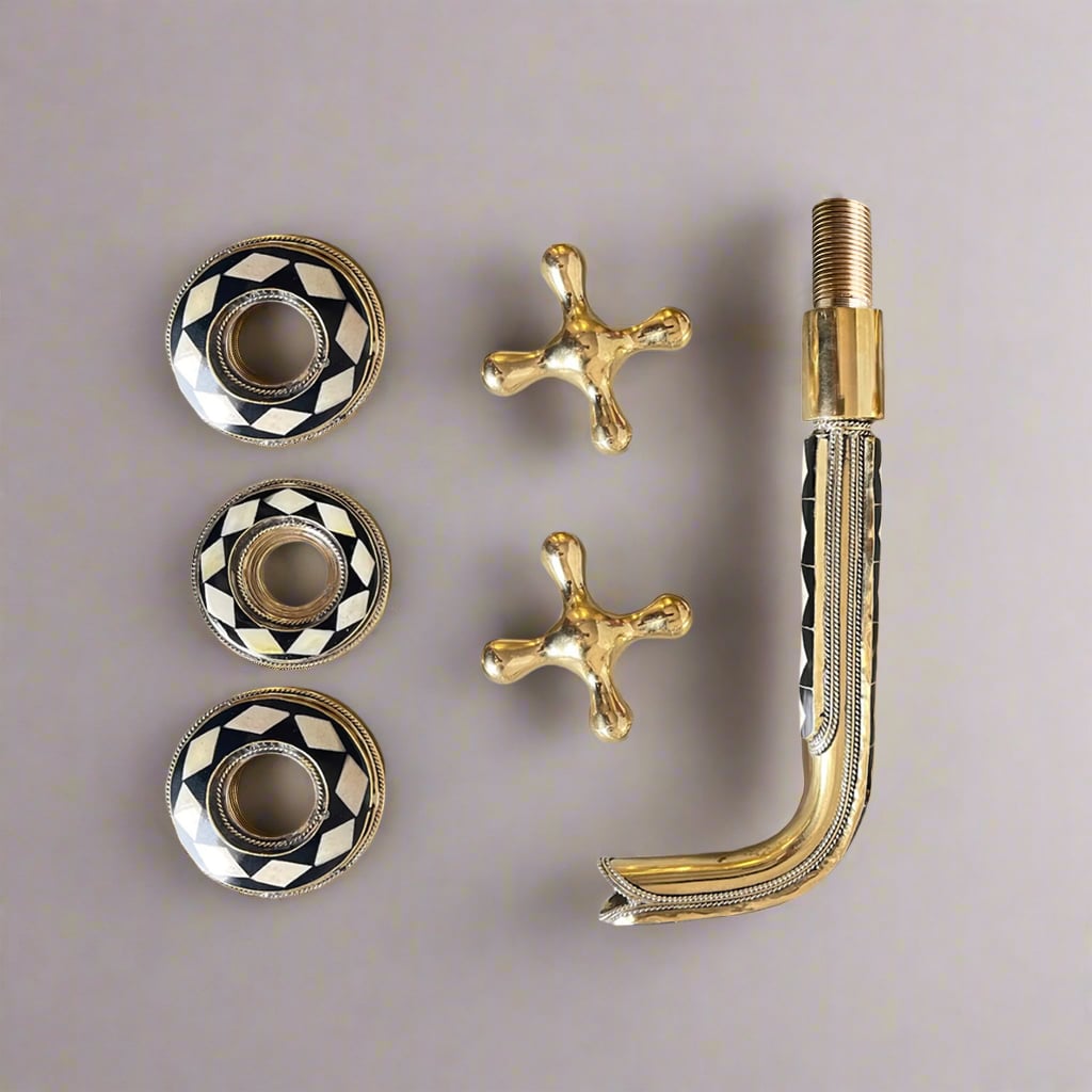 Wall Mount Inlay Bathroom Faucet