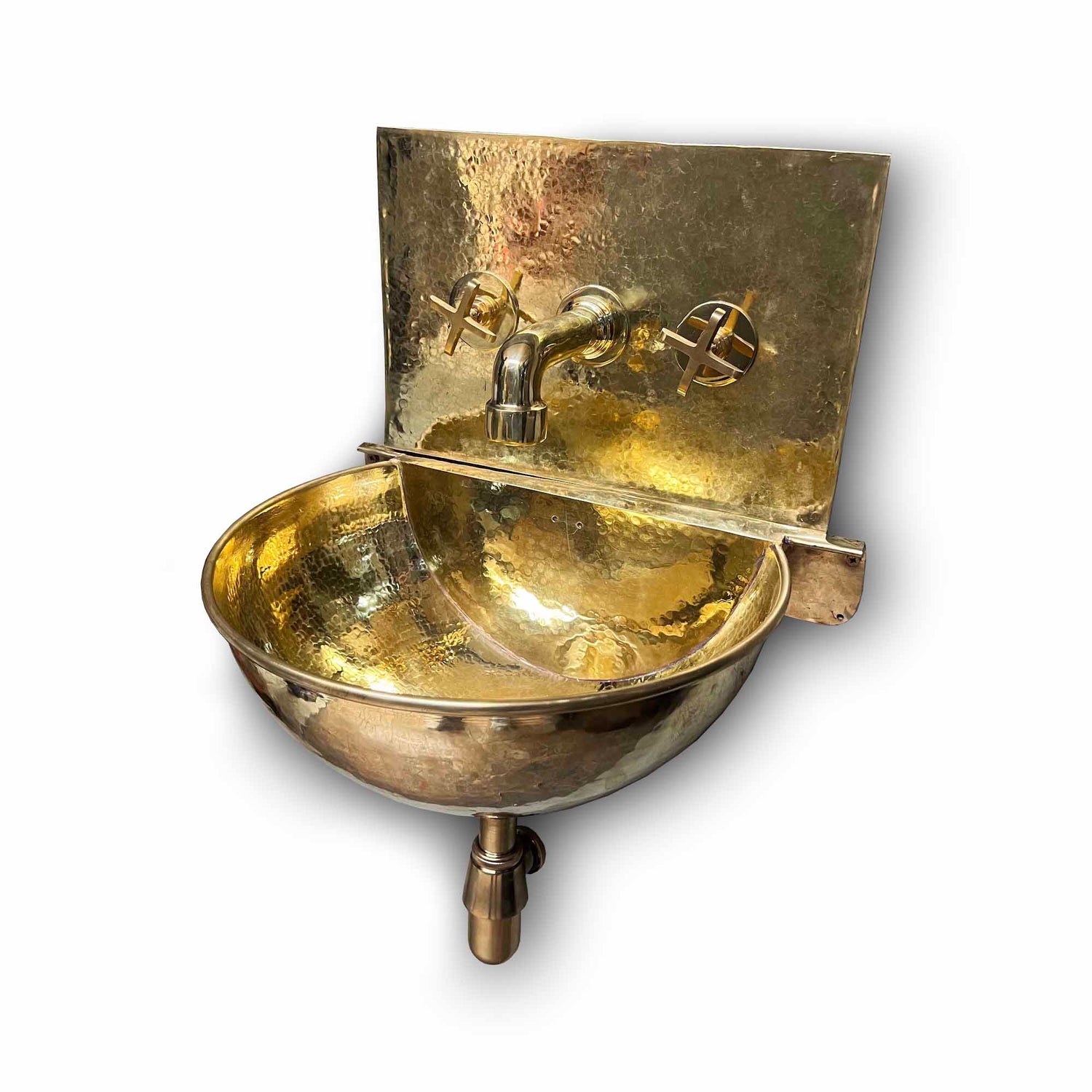 Unlacquered Brass Wall Mount Sink