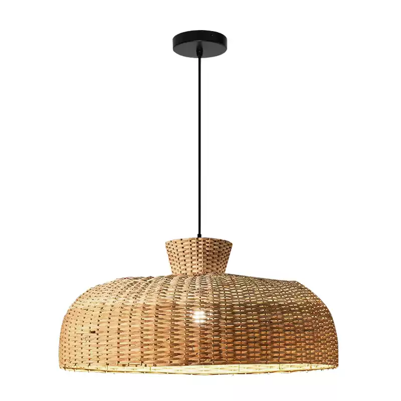 Shihadi Wicker Bamboo Pendant Light