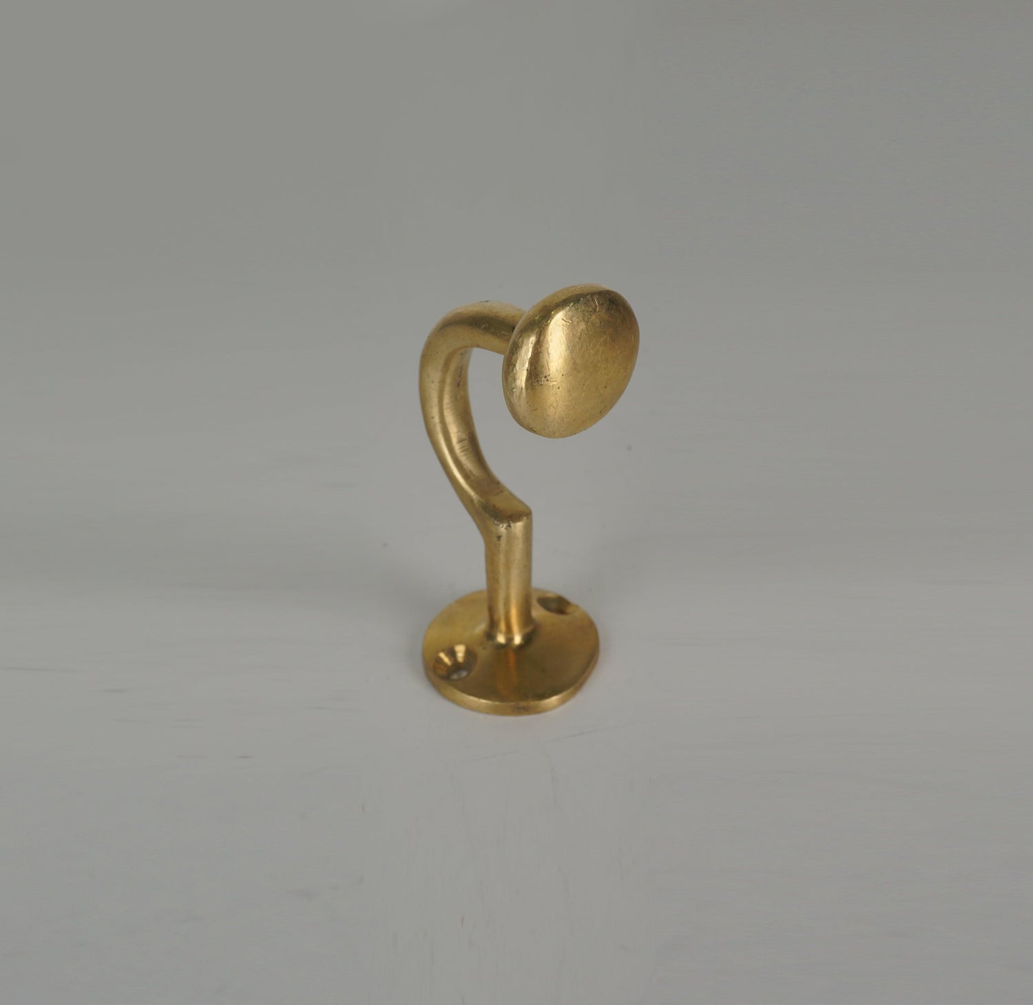 Vintage Brass Coat Hooks , Set of Brass Hooks for wall