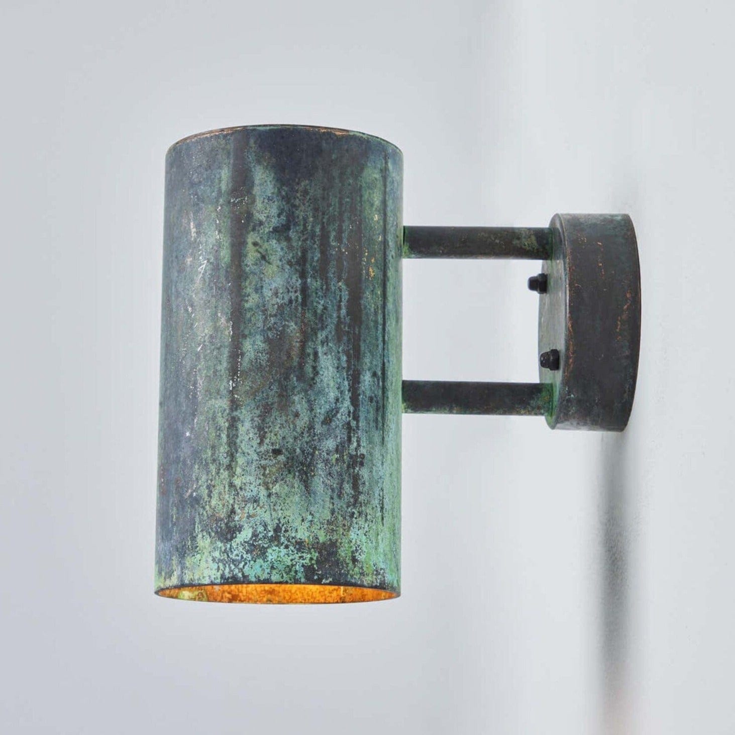 Outdoor Copper Sconce Lights - cylinder pendant light