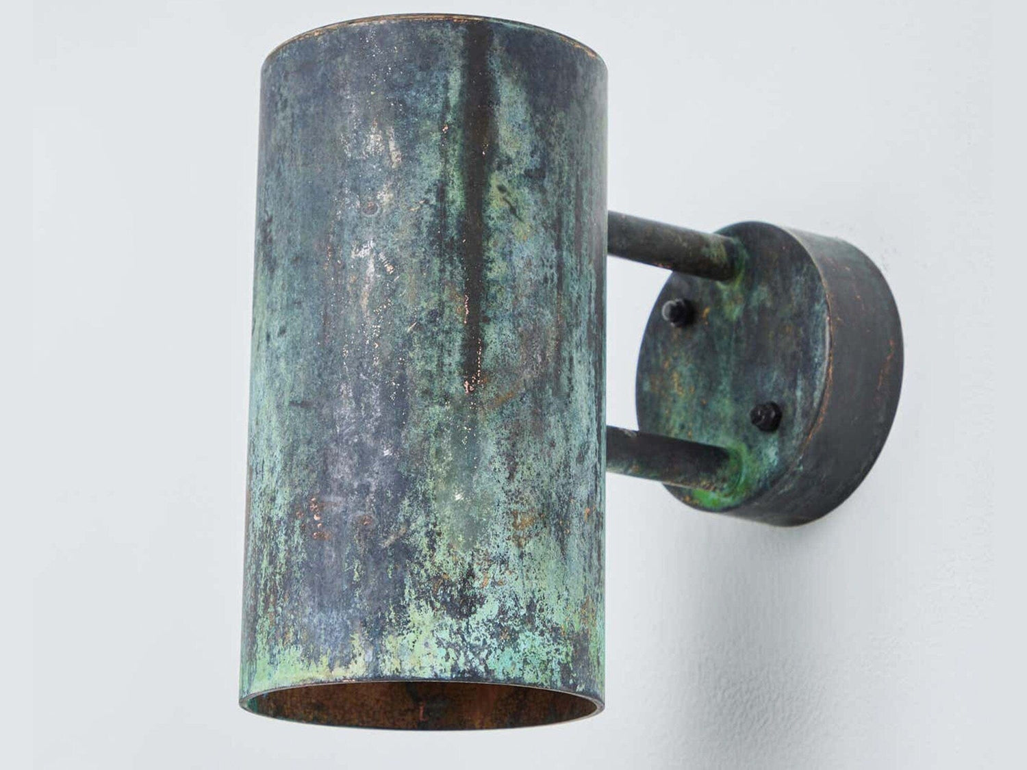 Outdoor Copper Sconce Lights - cylinder pendant light