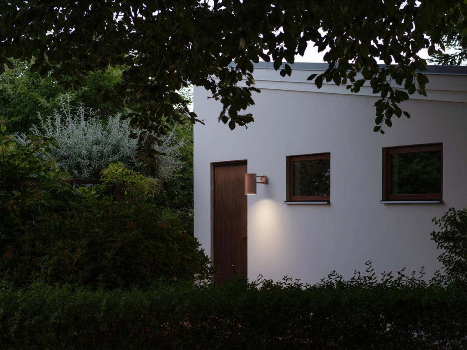 Outdoor Copper Sconce Lights - cylinder pendant light